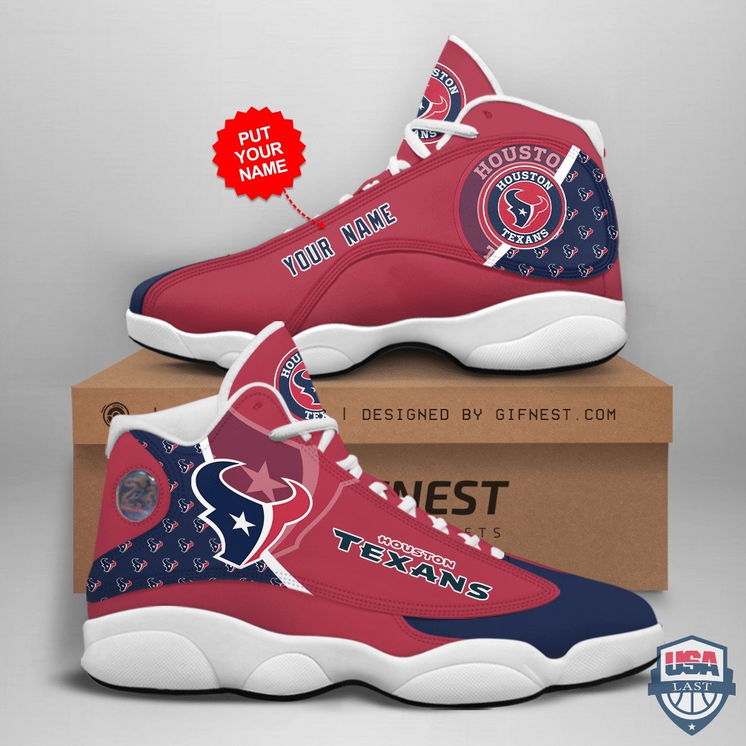Houston Texans Air Jordan 13 Custom Name Personalized Shoes Houston Texans Air Jordan 13 Custom Name Personalized Shoes