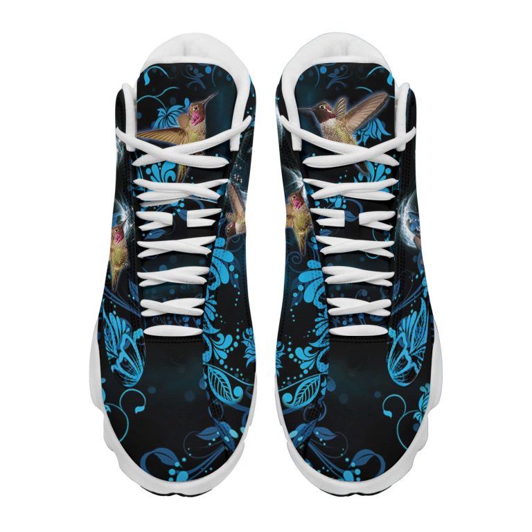 Hummingbirds-Flowers-Air-Jordan-13-Shoes-2