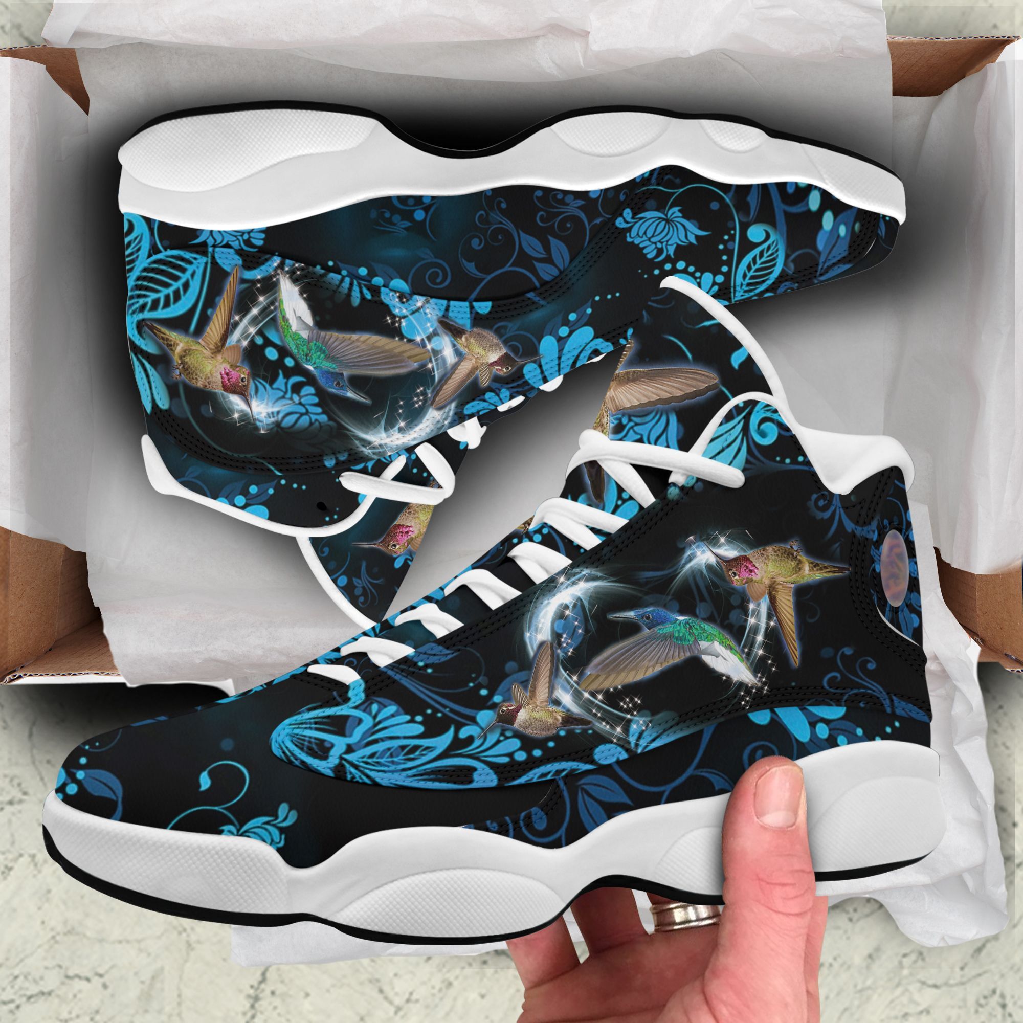 Hummingbirds Flowers Air Jordan 13 Shoes Hummingbirds Flowers Air Jordan 13 Shoes