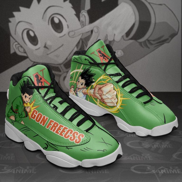 Hunter-X-Hunter-Gon-Freecss-Air-Jordan-13-Sneaker-Shoes-1