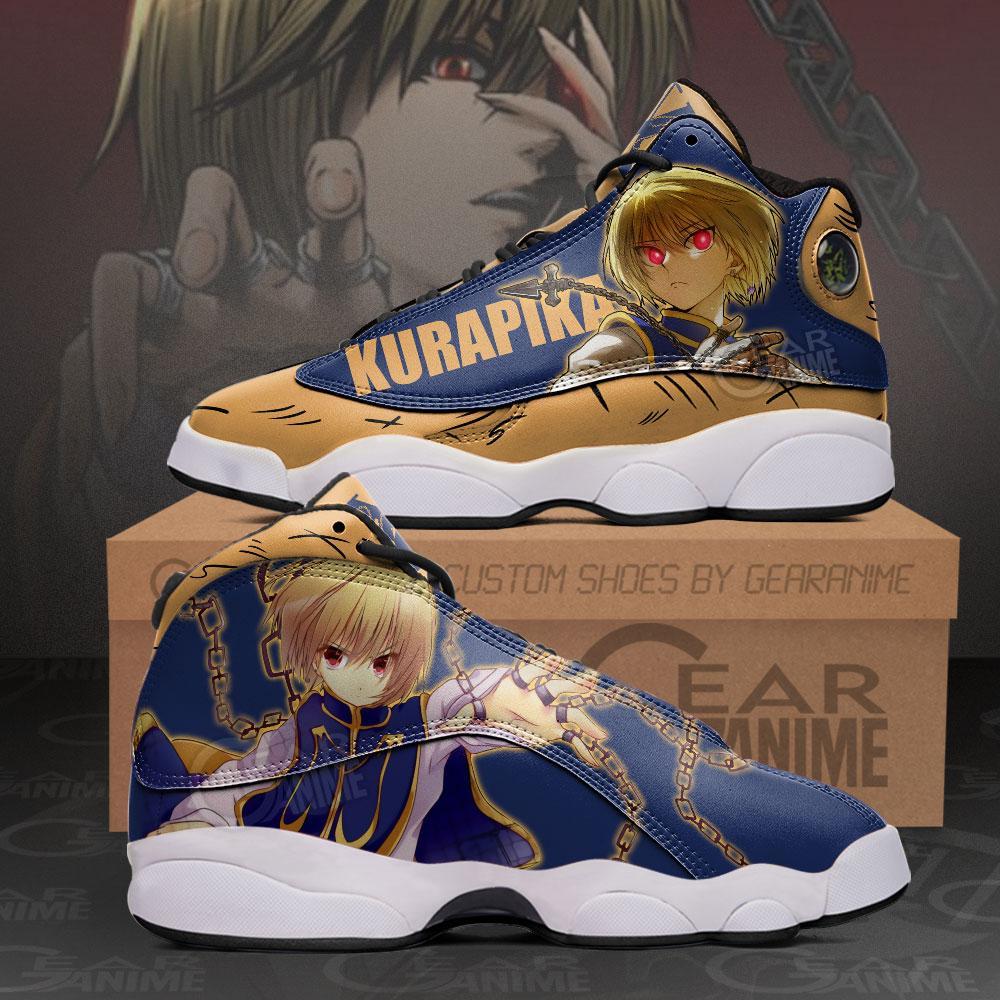Hunter X Hunter Kurapika Air Jordan 13 Sneaker Shoes Hunter X Hunter Kurapika Air Jordan 13 Sneaker Shoes