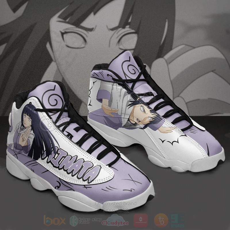 Hyuga Hinata Naruto Custom Anime Air Jordan 13 Shoes Hyuga Hinata Naruto Custom Anime Air Jordan 13 Shoes