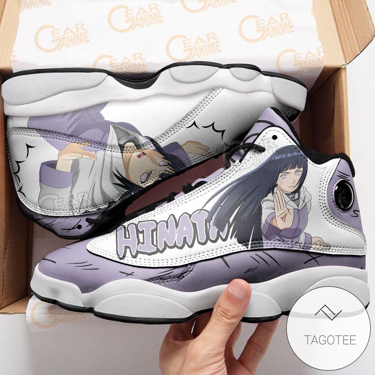 Hyuga Hinata Sneakers Custom Anime Air Jordan 13 Shoes Hyuga Hinata Sneakers Custom Anime Air Jordan 13 Shoes