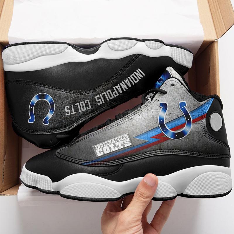 Indianapolis Colts Nfl Ver 3 Air Jordan 13 Sneaker Indianapolis Colts Nfl Ver 3 Air Jordan 13 Sneaker