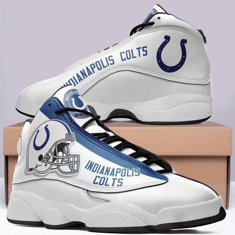 Indianapolis Colts Nfl Ver 7 Air Jordan 13 Sneaker Indianapolis Colts Nfl Ver 7 Air Jordan 13 Sneaker