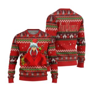 Inuyasha Ugly Christmas Sweater Anime Xmas Gift