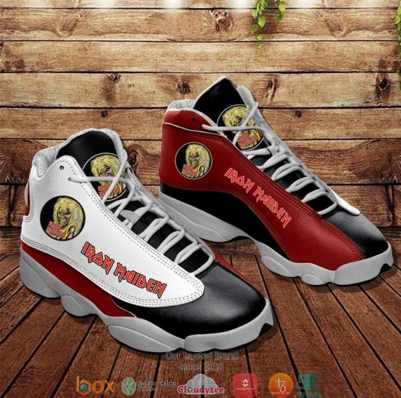 Iron Maiden Rock Music Band Air Jordan 13 Sneaker Shoes Iron Maiden Rock Music Band Air Jordan 13 Sneaker Shoes