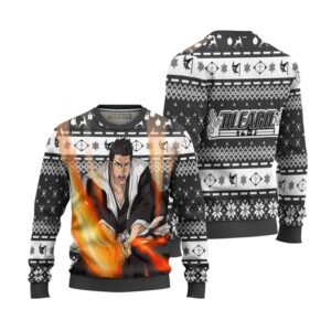 Isshin Kurosaki Ugly Christmas Sweater Custom Bleach Anime Xmas Gift