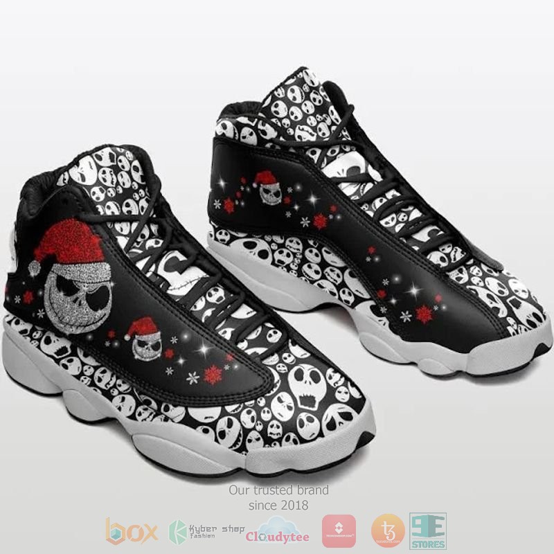 Jack Skellington Christmas Black Air Jordan 13 Shoes Jack Skellington Christmas Black Air Jordan 13 Shoes