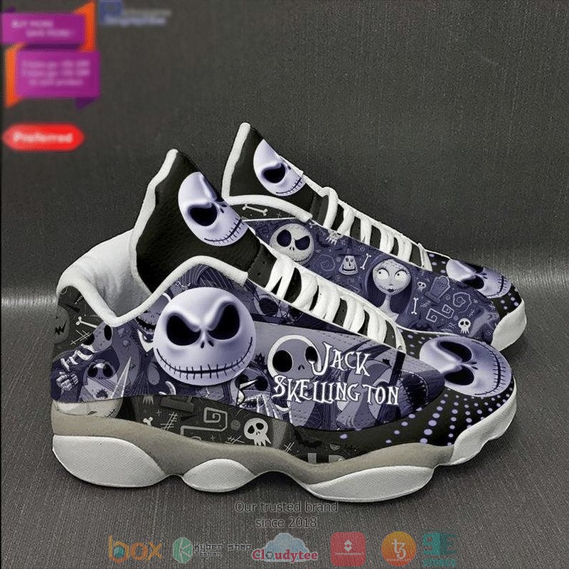 Jack Skellington Movie Birthday Unisex Air Jordan 13 Sneaker Shoes Jack Skellington Movie Birthday Unisex Air Jordan 13 Sneaker Shoes
