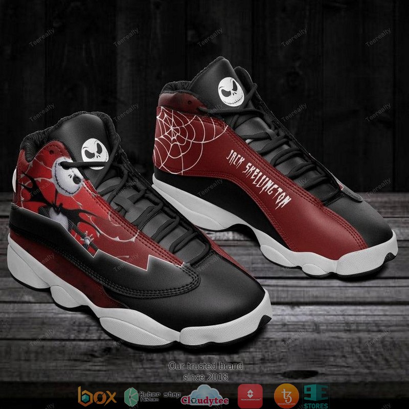 Jack Skellington The Nightmare Cartoon Air Jordan 13 Sneaker Shoes Jack Skellington The Nightmare Cartoon Air Jordan 13 Sneaker Shoes