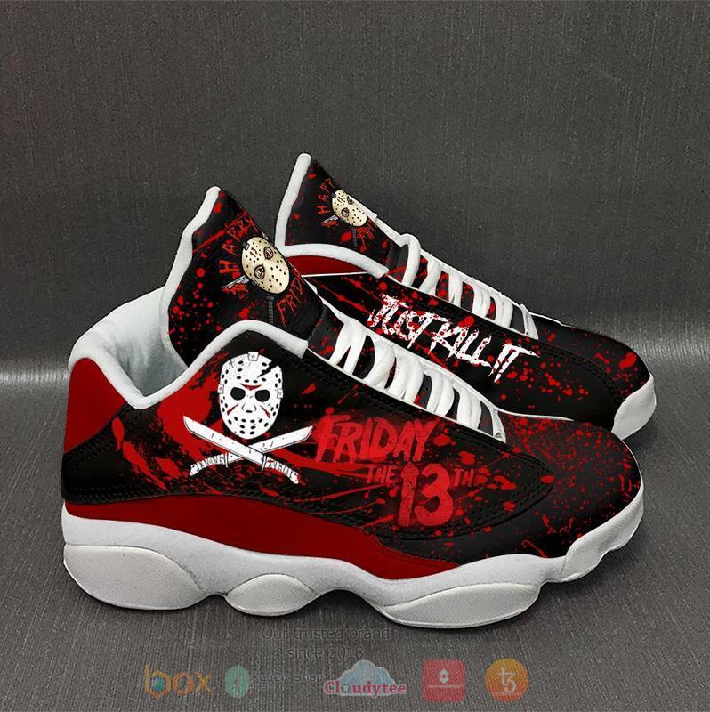 Jason Voorhees Halloween Friday The 13Th Air Jordan 13 Shoes Jason Voorhees Halloween Friday The 13Th Air Jordan 13 Shoes