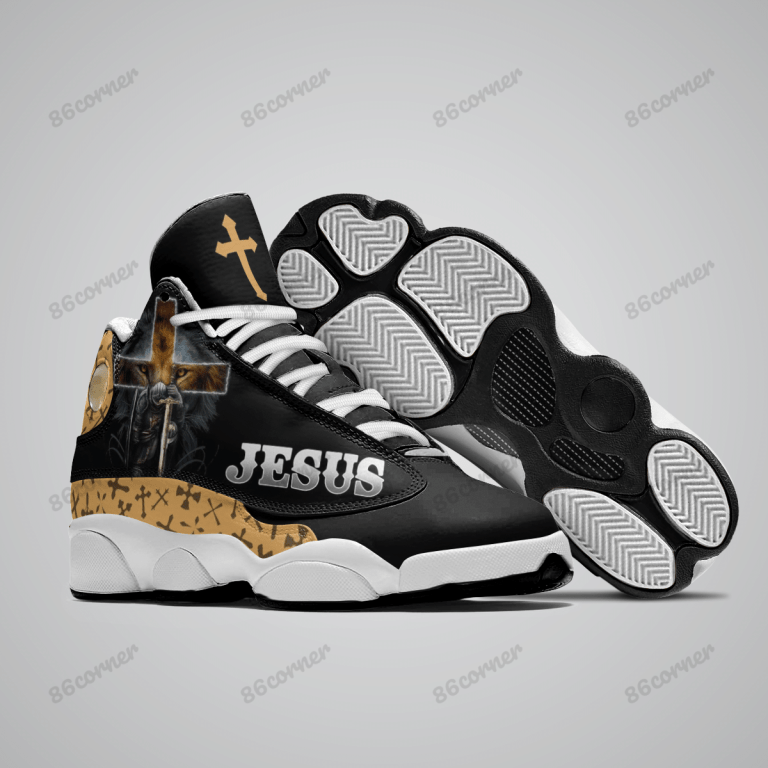 Jesus-Cross-Amen-Lion-Warrior-Air-Jordan-13-Shoes-2