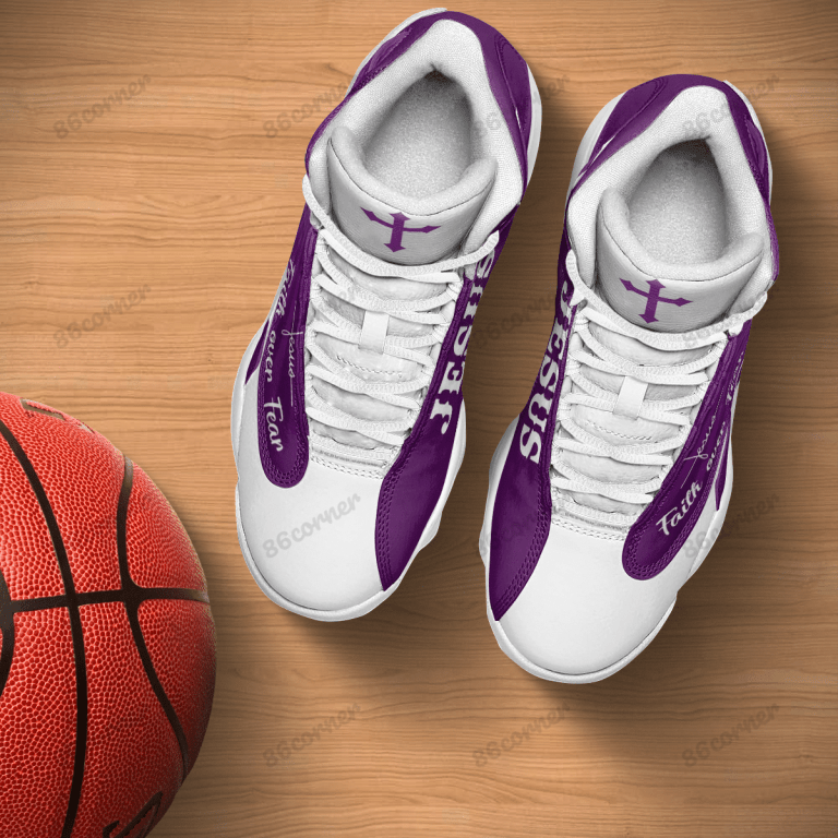 Jesus-Cross-Faith-Over-Fear-Purple-Air-Jordan-13-Shoes-3