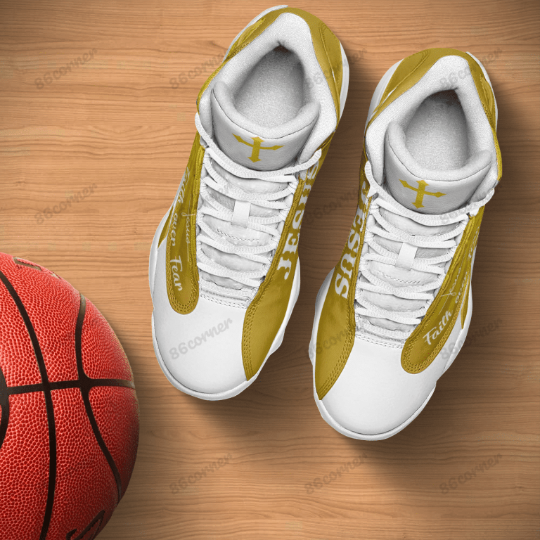 Jesus-Cross-Faith-Over-Fear-Yellow-Air-Jordan-13-Shoes-3