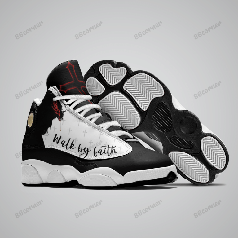 Jesus-Cross-Walk-By-Faith-Air-Jordan-13-Shoes-3