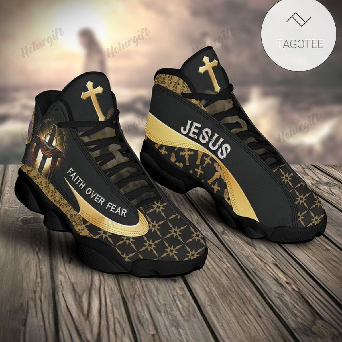 Jesus Faith Over Fear Air Jordan 13 Shoes Jesus Faith Over Fear Air Jordan 13 Shoes