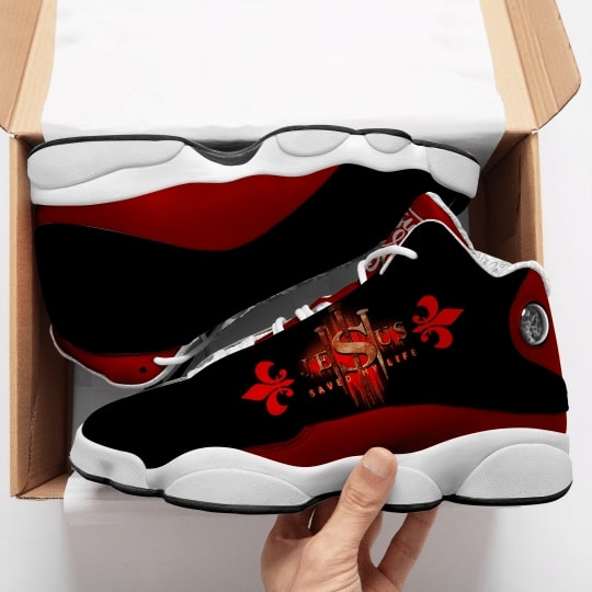 Jesus Saved My Life All Over Printed Air Jordan 13 Sneakers 2 Jesus Saved My Life All Over Printed Air Jordan 13 Sneakers 2