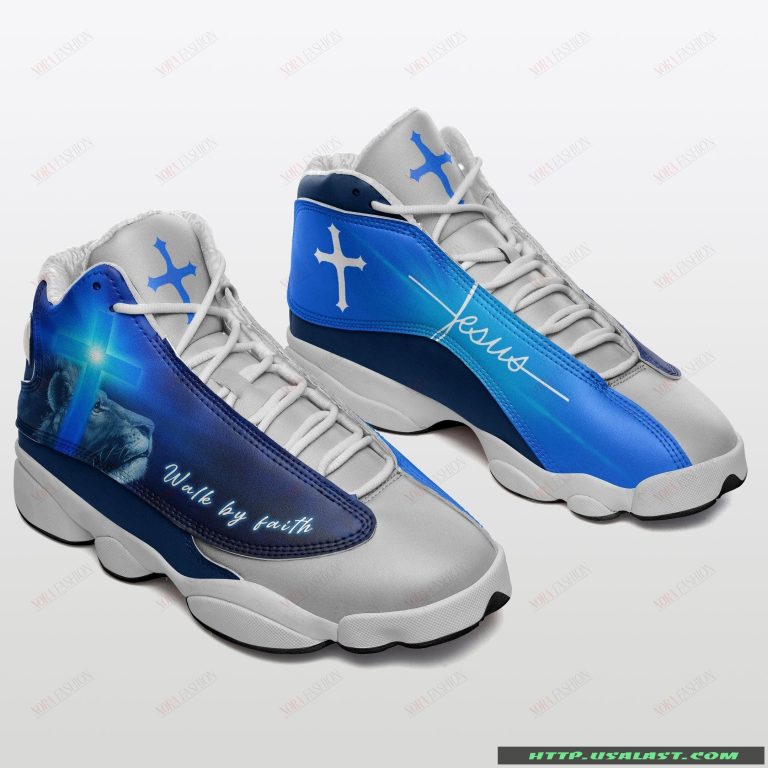 Jesus-Walk-By-Faith-Air-Jordan-13-Sneaker-1