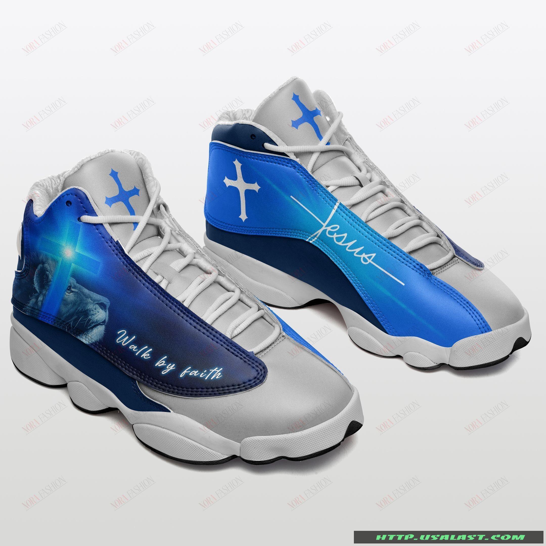 Jesus Walk By Faith Air Jordan 13 Sneaker Jesus Walk By Faith Air Jordan 13 Sneaker