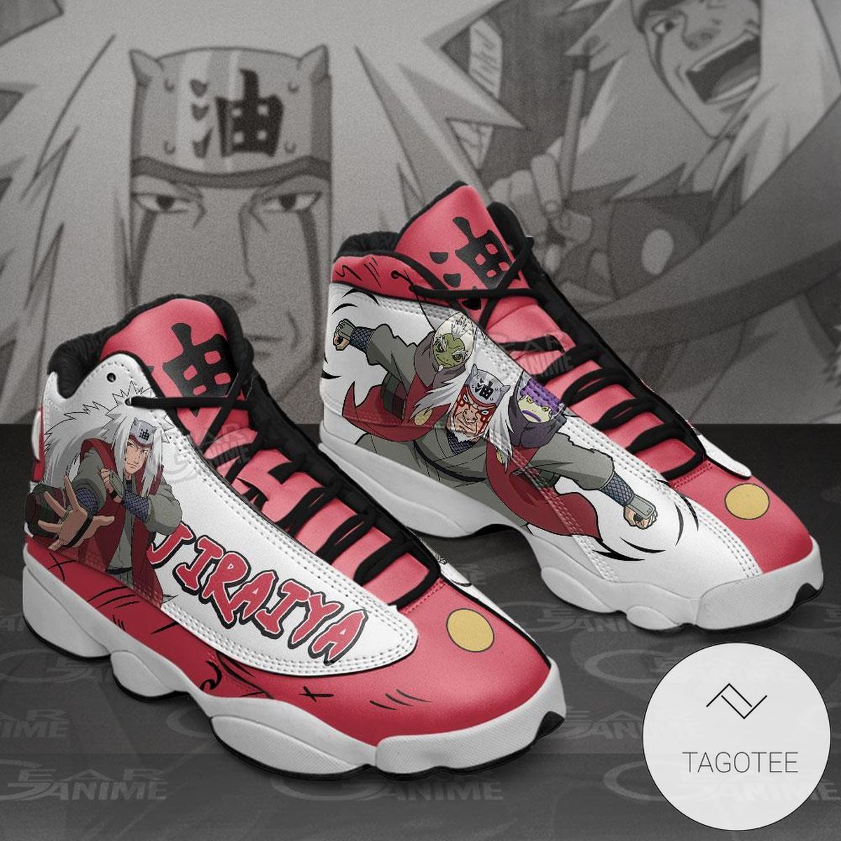 Jiraiya Sage Sneakers Custom Anime Air Jordan 13 Shoes Jiraiya Sage Sneakers Custom Anime Air Jordan 13 Shoes