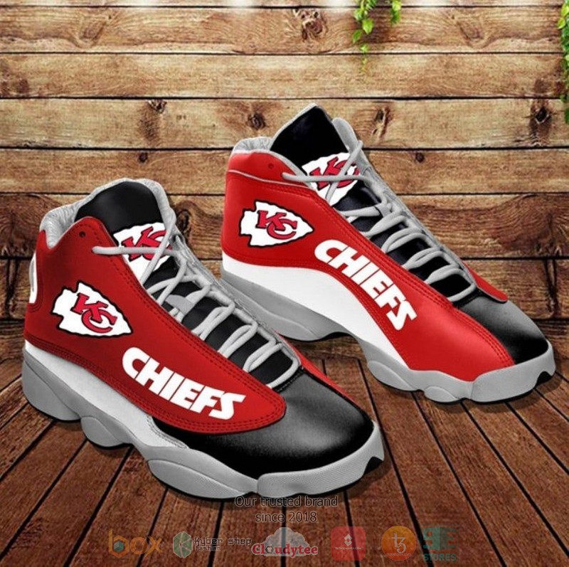 Kansas City Chiefs Nfl Logo Football Team Air Jordan 13 Shoes Kansas City Chiefs Nfl Logo Football Team Air Jordan 13 Shoes