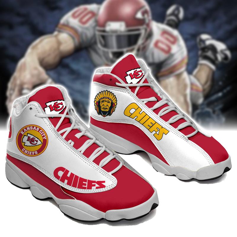 Kansas City Chiefs Nfl Ver 1 Air Jordan 13 Sneaker Kansas City Chiefs Nfl Ver 1 Air Jordan 13 Sneaker