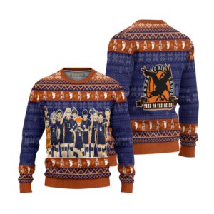 Karasuno High Ugly Christmas Sweater Haikyuu Anime Xmas Gift