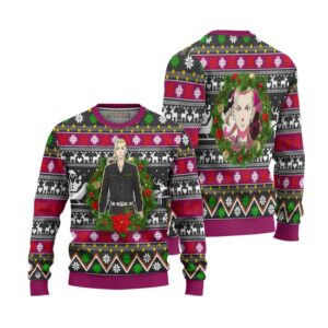 Ken Ryuguji Anime Ugly Christmas Sweater Custom Tokyo Revengers Xmas Gift