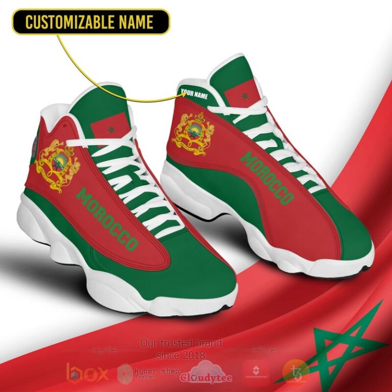 Kingdom-Of-Morocco-Personalized-Air-Jordan-13-Shoes-3