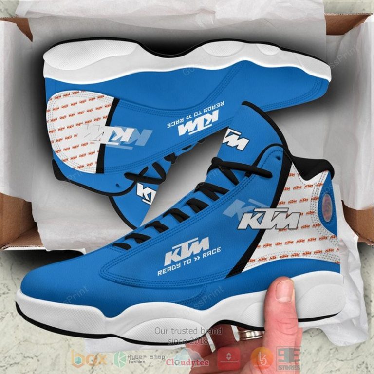 Ktm-Racing-Ready-To-Race-Blue-Air-Jordan-13-Shoes-2