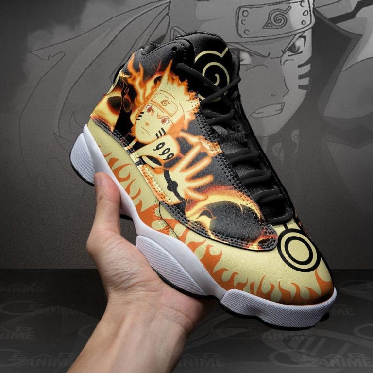 Kurama-Mode-Naruto-Anime-Air-Jordan-13-Shoes-2