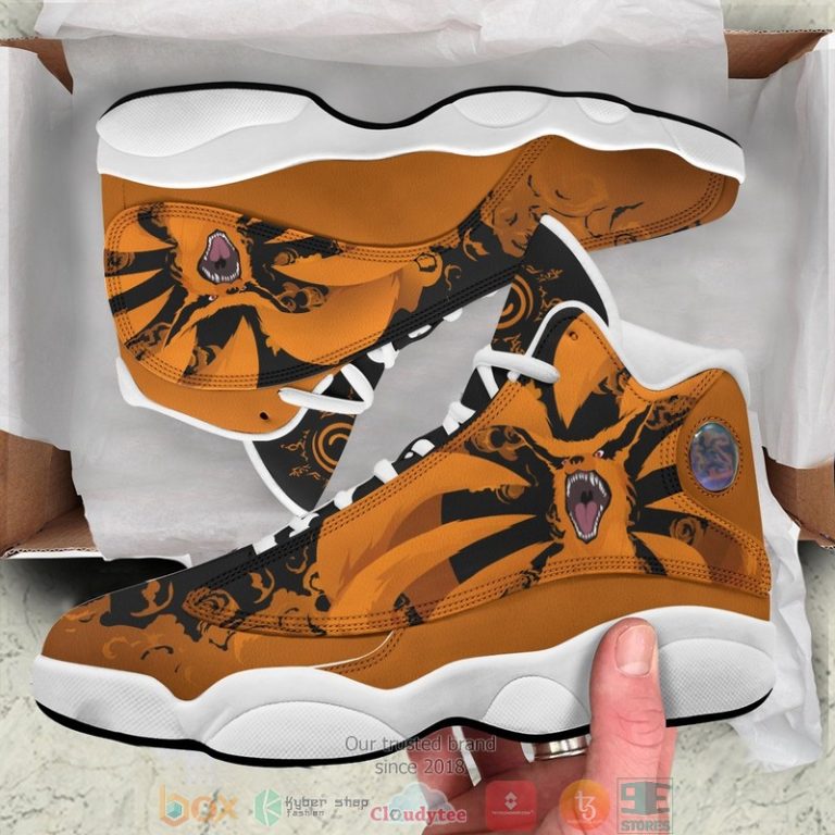 Kurama-Naruto-High-Air-Jordan-13-Shoes-2
