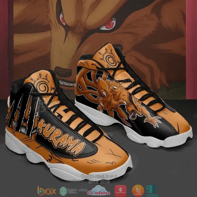 Kurama Nine Tails Naruto Air Jordan 13 Sneaker Shoes Kurama Nine Tails Naruto Air Jordan 13 Sneaker Shoes