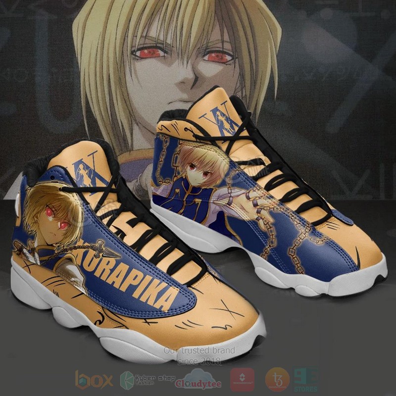 Kurapika Sneakers Hunter X Hunter Custom Anime Air Jordan 13 Shoes Kurapika Sneakers Hunter X Hunter Custom Anime Air Jordan 13 Shoes