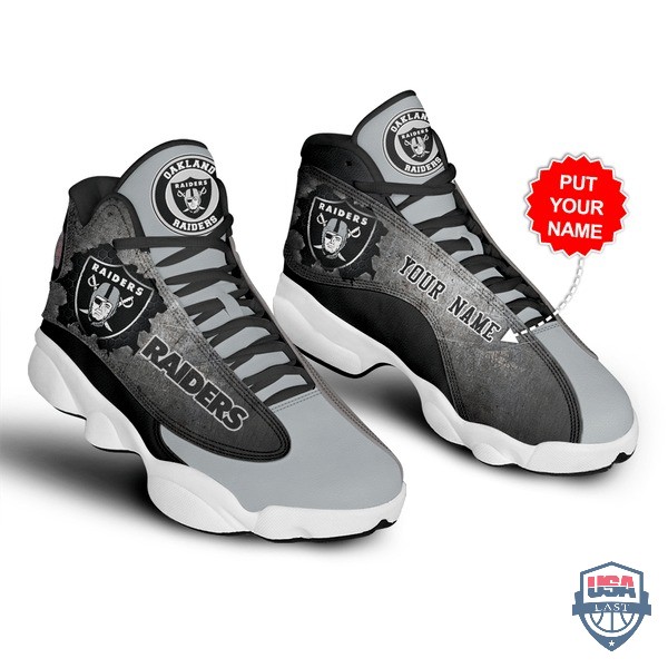 Las-Vegas-Raiders-Air-Jordan-13-Custom-Name-Personalized-Shoes-2