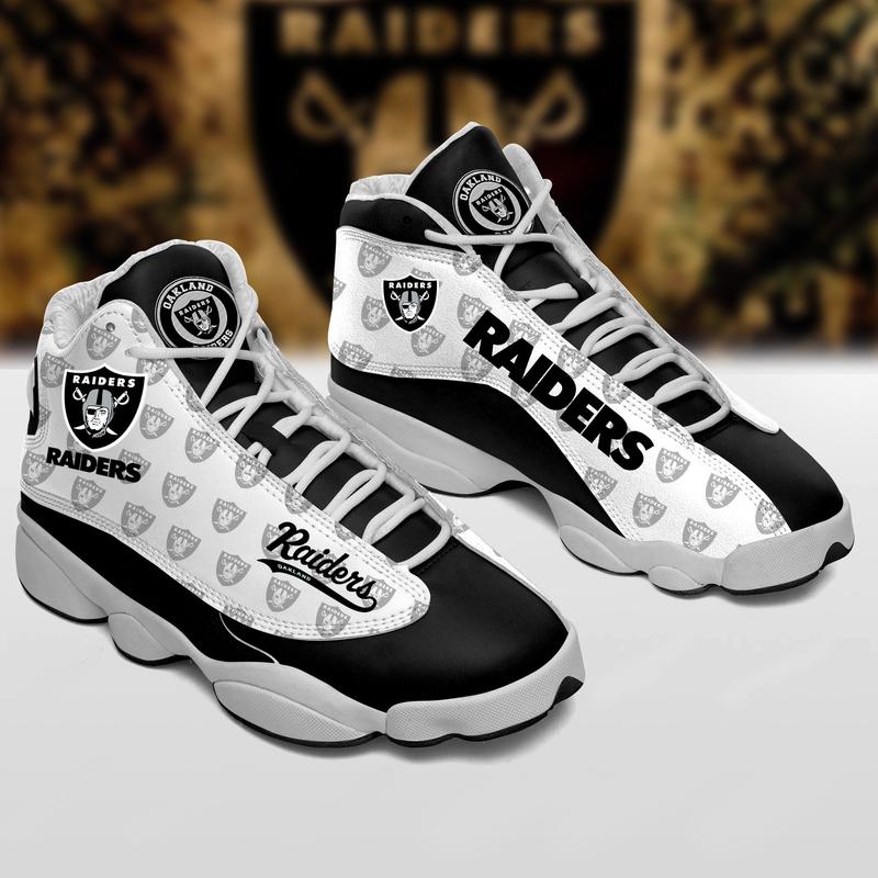 Las Vegas Raiders Nfl Ver 1 Air Jordan 13 Sneaker Las Vegas Raiders Nfl Ver 1 Air Jordan 13 Sneaker
