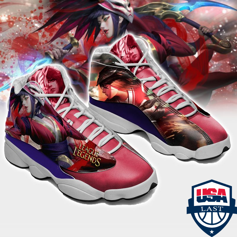 League Of Legends Bloodmoon Akali Air Jordan 13 Sneaker League Of Legends Bloodmoon Akali Air Jordan 13 Sneaker