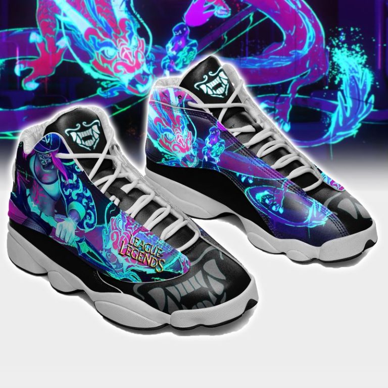 League-Of-Legends-Kda-Akali-Air-Jordan-13-Sneaker-1