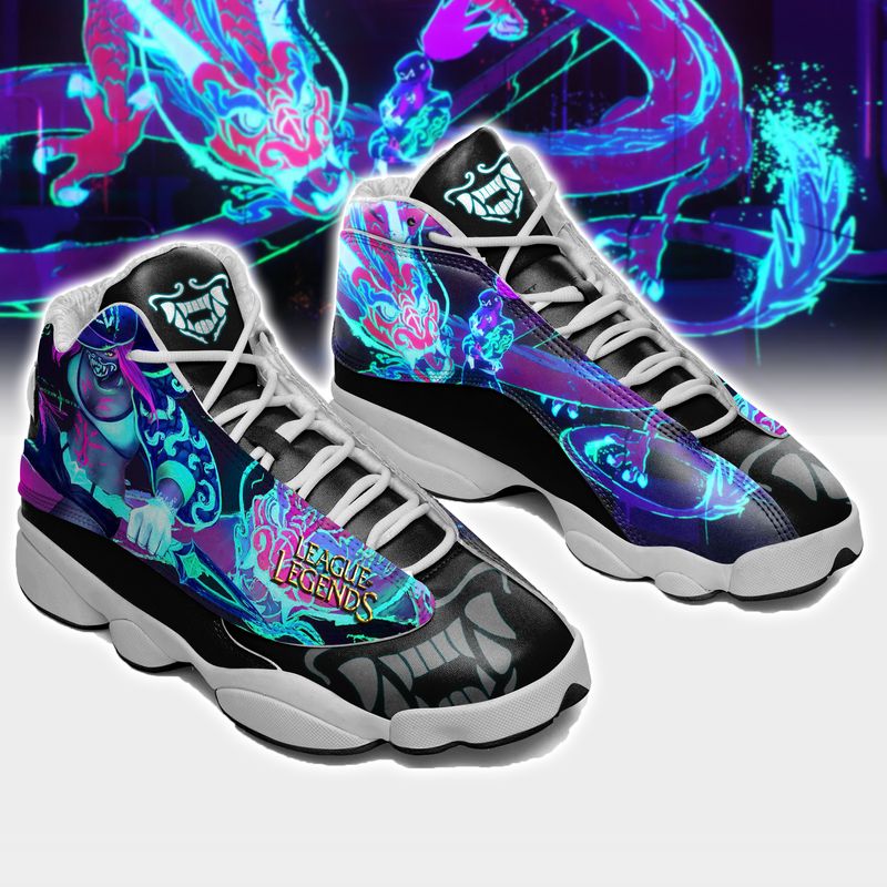 League Of Legends Kda Akali Air Jordan 13 Sneaker League Of Legends Kda Akali Air Jordan 13 Sneaker