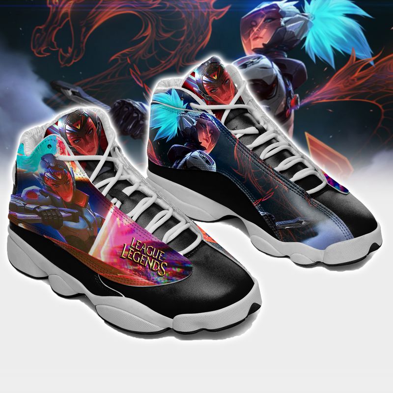 League Of Legends Project Akali Air Jordan 13 Sneaker League Of Legends Project Akali Air Jordan 13 Sneaker