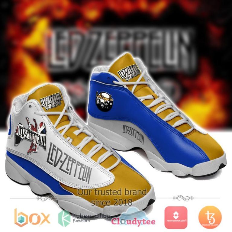 Led-Zeppelin-Air-Jordan-13-Sneakers-Shoes-1