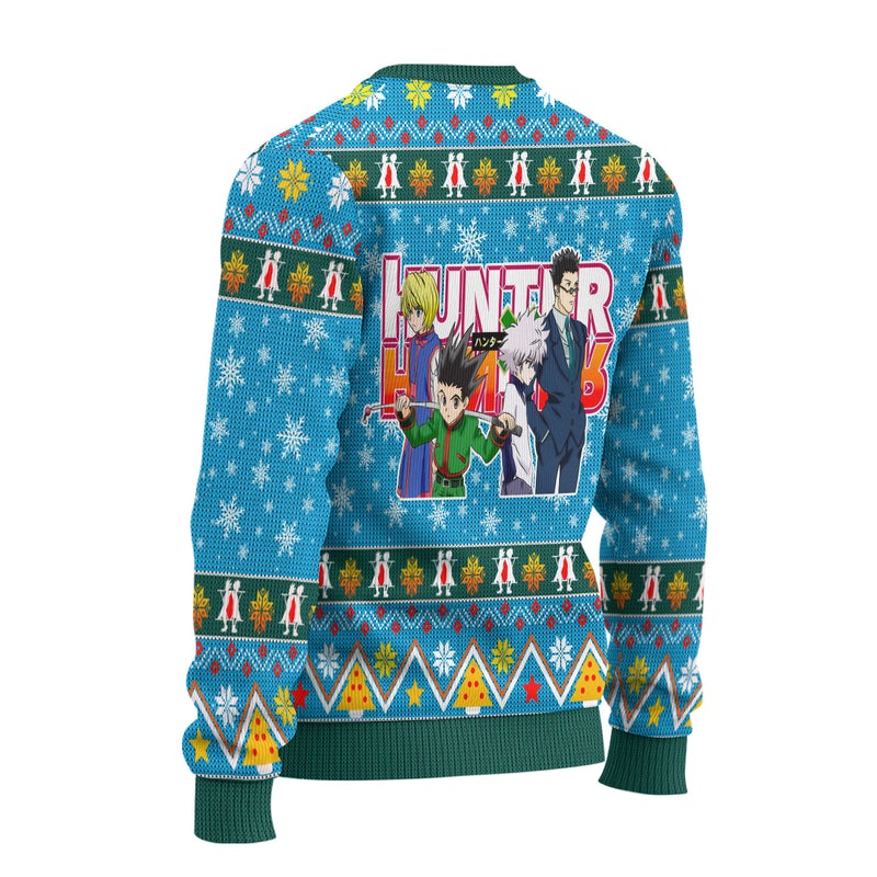 Leorio-Paradinight-Anime-Ugly-Christmas-Sweater-Hunter-x-Hunter-Xmas-Gift-1