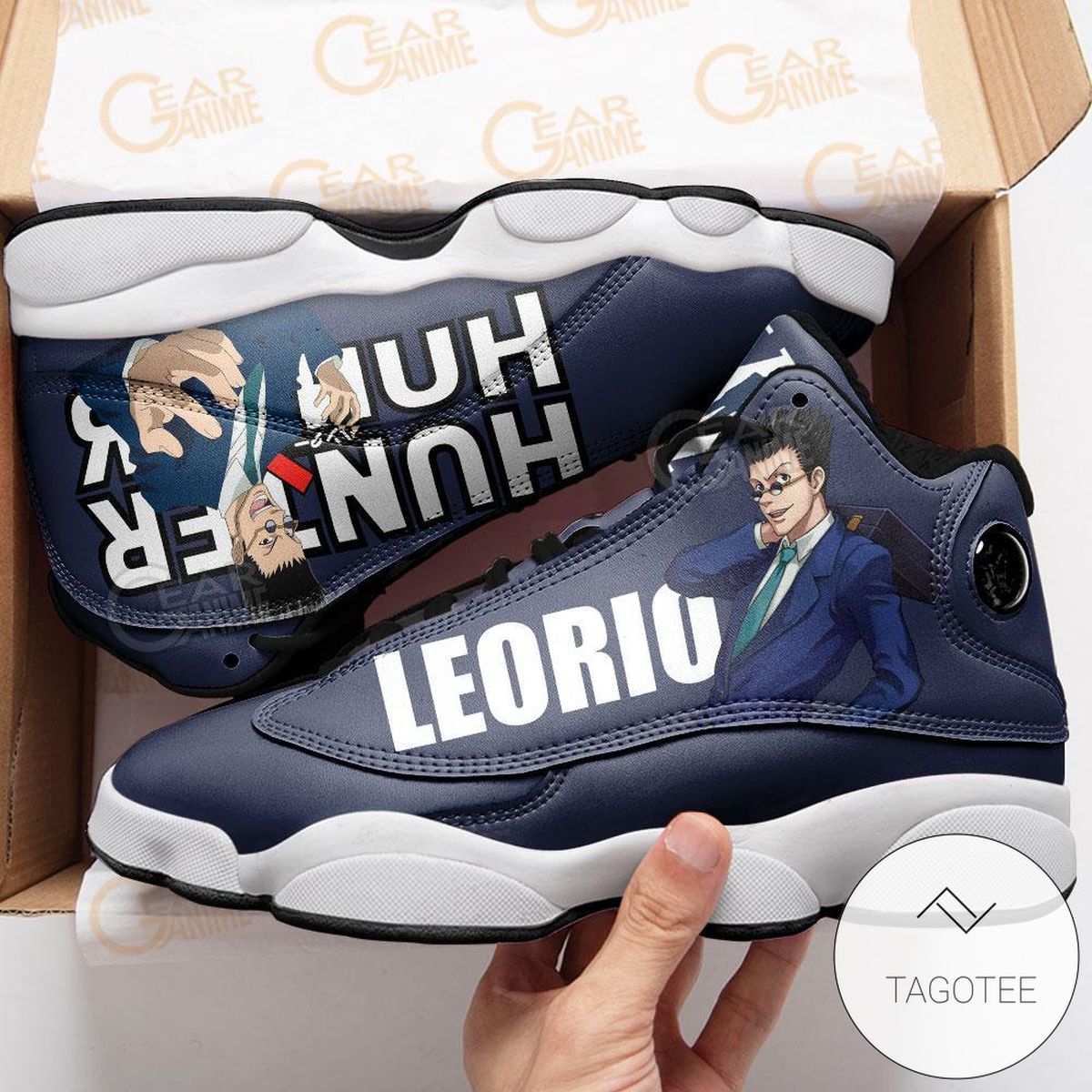 Leorio Sneakers Custom Anime Hunter X Hunter Air Jordan 13 Shoes Leorio Sneakers Custom Anime Hunter X Hunter Air Jordan 13 Shoes