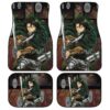 Levi Ackerman Car Floor Mats Custom Anime Attack On Titan Car Accessories