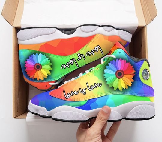Lgbt Love Is Love Air Jordan 13 Sneakers Lgbt Love Is Love Air Jordan 13 Sneakers