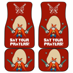 Looney Tunes Car Floor Mats World Of Mayhem Yosemite Guns Logo 191209