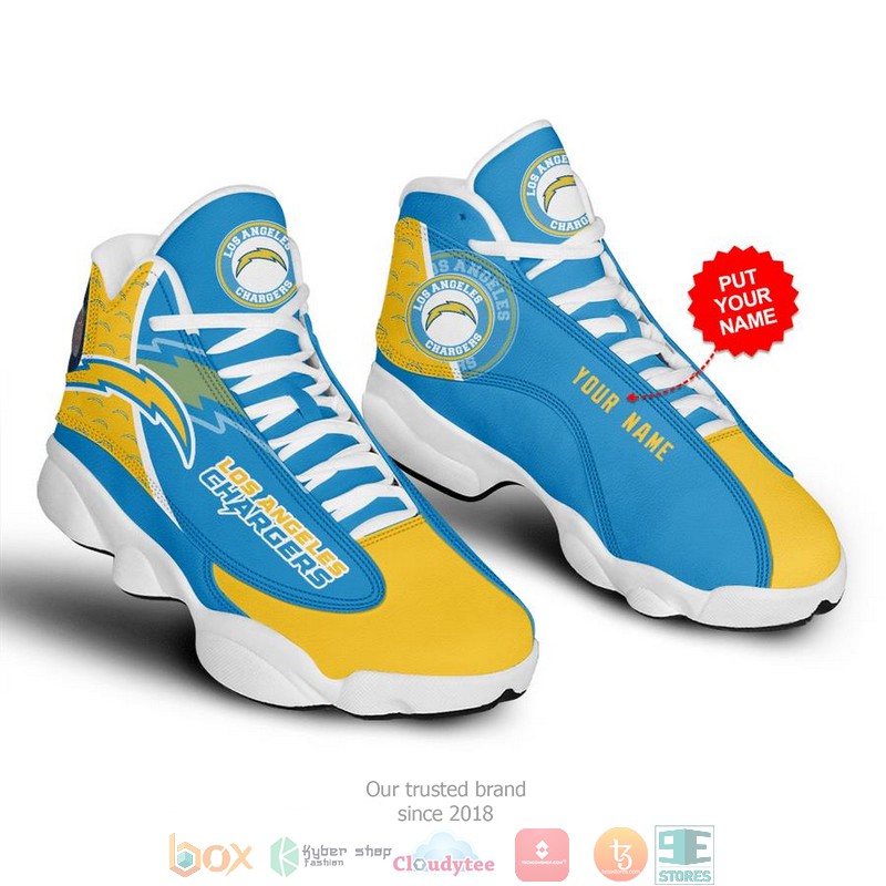 Los Angeles Chargers Nfl Football Air Jordan 13 Sneaker Shoes Los Angeles Chargers Nfl Football Air Jordan 13 Sneaker Shoes