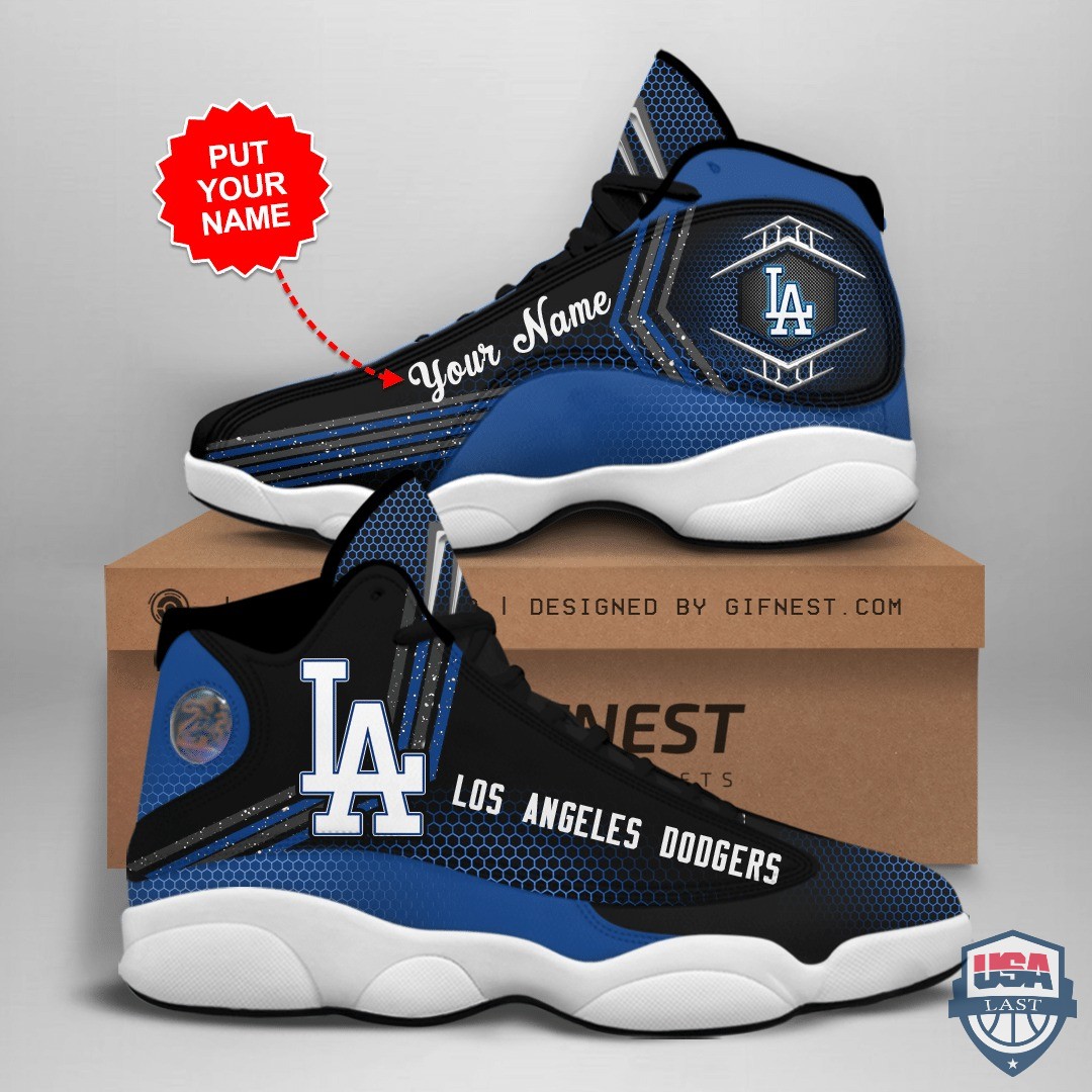 Los Angeles Dodgers Air Jordan 13 Custom Name Personalized Shoes Los Angeles Dodgers Air Jordan 13 Custom Name Personalized Shoes