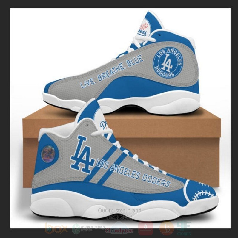 Los Angeles Dodgers Football Mlb Air Jordan 13 Shoes 2 Los Angeles Dodgers Football Mlb Air Jordan 13 Shoes 2